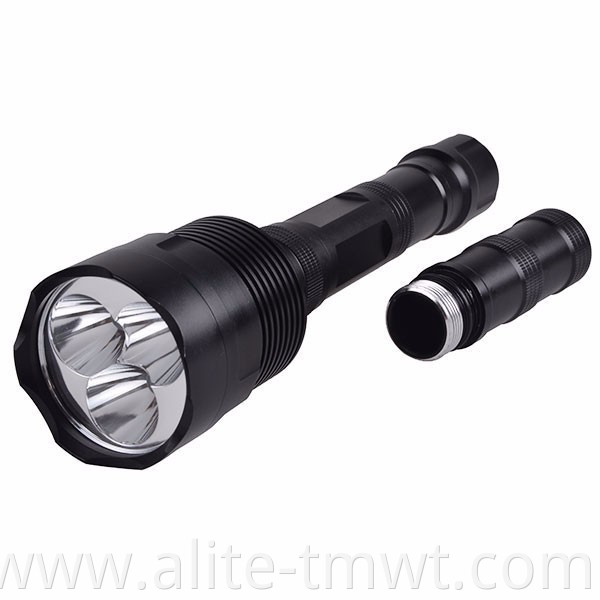 500M Beam Long Range Spot Light Torch T6 LED High Power Flash Light